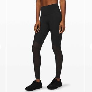 Lululemon Sheer Will High-Rise Tight in Black, Size 8